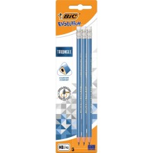 Набор карандашей BIC Evolution Triangle, 3 шт (964848) Набор карандашей BIC Evolution Triangle, 3 шт (964848)