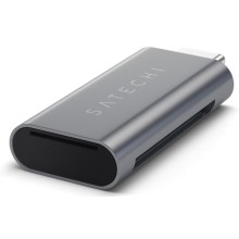 Картридер Satechi Aluminium USB Type-C - SD/microSD Space Gray (ST-TCUCM)