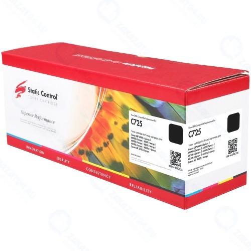 Картридж Static Control Canon C725 Black (002-04-SRG725)