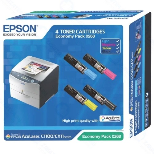 Набор картриджей Epson C13S050268 (CMYK)