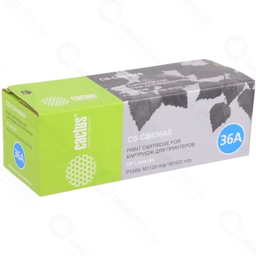 Тонер-картридж Cactus CS-CB436AS Black