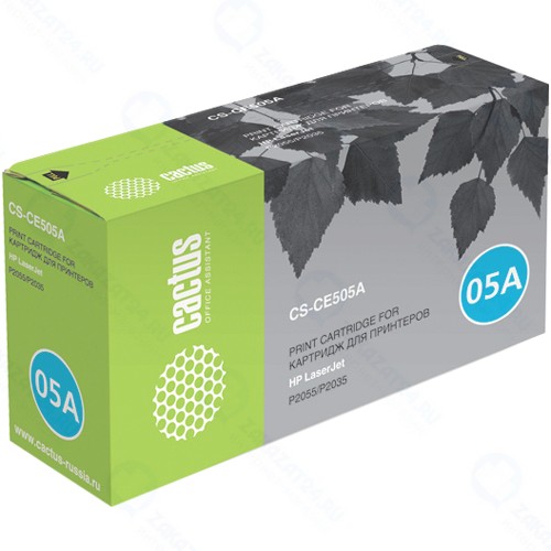 Тонер-картридж Cactus CS-CE505AS Black