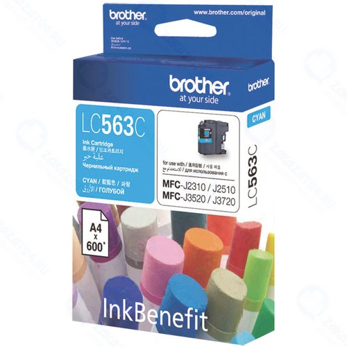 Картридж Brother LC563C Blue