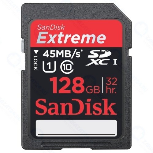 Карта памяти SanDisk Extreme SDXC 128GB