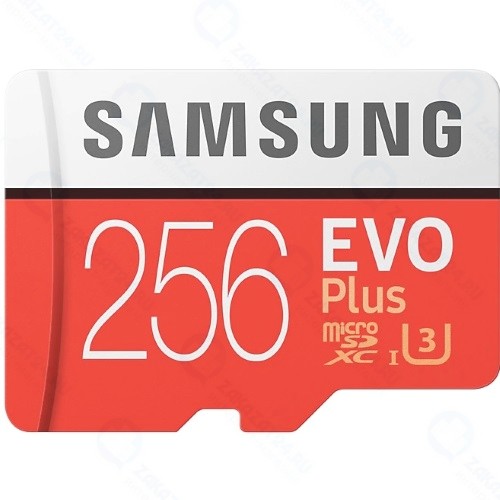 Карта памяти Samsung MicroSDXC Evo Plus 256GB (MB-MC256HARU)