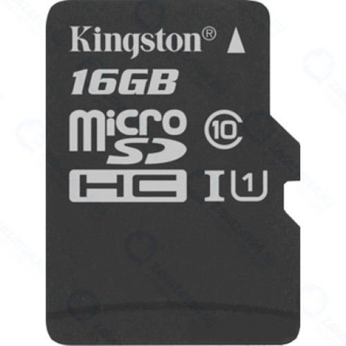 Карта памяти Kingston microSDHC 16Gb Class 10 (SDC10G2/16GBSP)