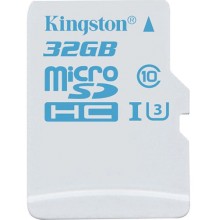 Карта памяти Kingston MicroSDHC Action Camera 32Gb UHS-I U3 (SDCAC/32GBSP)