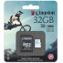 Карта памяти Kingston MicroSDHC Action Camera 32Gb UHS-I U3 (SDCAC/32GBSP)