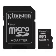 Карта памяти Kingston SDMICRO10-8GB/K microSDHC 8Gb Class 10