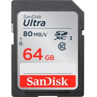 Карта памяти SanDisk Ultra SDXC 64Gb UHS-I U1 Class10 (SDSDUNC-064G-GN6IN)