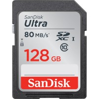 Карта памяти SDHC SanDisk Ultra SDXC 128GB Class 10 UHS-I (SDSDUNC-128G-GN6IN)