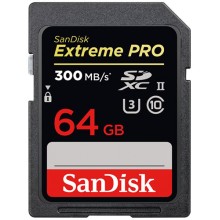 Карта памяти SanDisk Extreme Pro SDXC 64GB UHS-II Class 10 (SDSDXPK-064G-GN4IN)