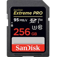 Карта памяти SanDisk 256Gb SDXC Class 10 UHS-I U3 Extreme Pro 95Mb/s (SDSDXXG-256G-GN4IN)