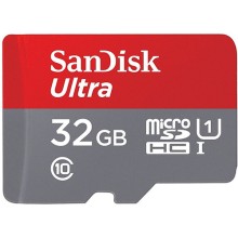 USB-флешка SanDisk Ultra microSDHC 32Gb (SDSQUAR-032G-GN6IA)