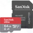 Карта памяти SanDisk microSDXC 64Gb Class 10 Ultra Android UHS-I, с адаптером (SDSQUAR-064G-GN6MA)