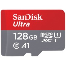 Карта памяти SanDisk MicroSD Ultra A1 128GB (SDSQUAR-128G-GN6MN)