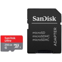Карта памяти SanDisk Ultra Android 256GB + адаптер (SDSQUAR-256G-GN6MA)