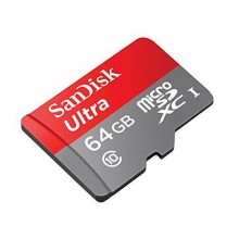 Карта памяти SanDisk Ultra microSDXC 64Gb + SD Adapter C10 UHS-I (SDSQUNC-064G-GN6MA)