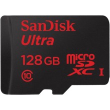 Карта памяти SanDisk Ultra microSDXC 128Gb Android (SDSQUNC-128G-GN6MA)