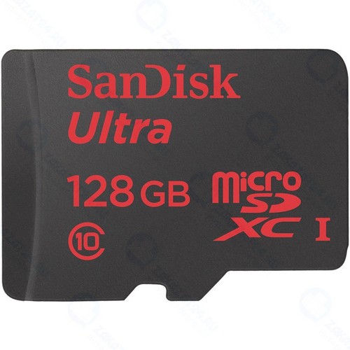Карта памяти SanDisk Ultra microSDXC 128Gb Android (SDSQUNC-128G-GN6MA)