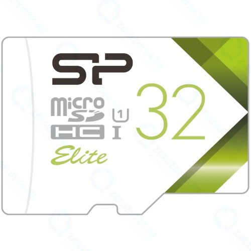 Карта памяти SILICON-POWER microSDHC 32GB Elite (SP032GBSTHBU1V21)
