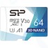 Карта памяти SILICON-POWER microSDXC 64GB Superior Pro + адаптер (SP064GBSTXDU3V20AB)