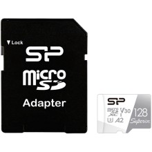 Карта памяти Silicon Power microSDXC 128GB Superior + адаптер (SP128GBSTXDA2V20SP)