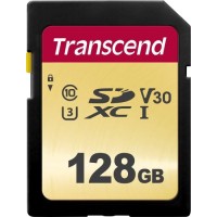 Карта памяти Transcend SDXC 128GB (TS128GSDC500S)