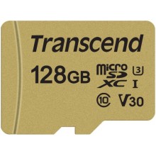 Карта памяти Transcend microSDXC 128GB (TS128GUSD500S)