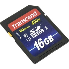Карта памяти Transcend SDHC 16GB Class 10 UHS-1 Premium (TS16GSDU1)