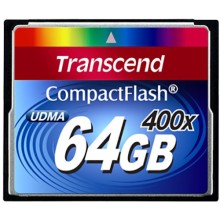 Карта памяти Transcend CompactFlash 400X 64Gb (TS64GCF400)
