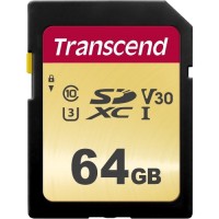 Карта памяти Transcend SDXC 64GB (TS64GSDC500S)