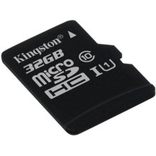 Карта памяти Kingston MicroSDXC 32Gb UHS-I (UHS-ISDCIT/32GBSP)