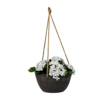 Горшок для цветов GREENSHIP Н-11VD25, древесный уголь Горшок для цветов GREENSHIP Н-11VD25, древесный уголь