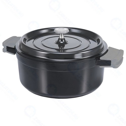 Кастрюля с крышкой Beka Cook'On, 4,2 л, 24 см, черная (13391244)