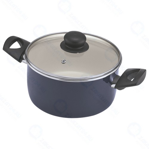 Кастрюля с крышкой Beka Boheme Blue, 3 л, 20 см Blue/White (14931204)