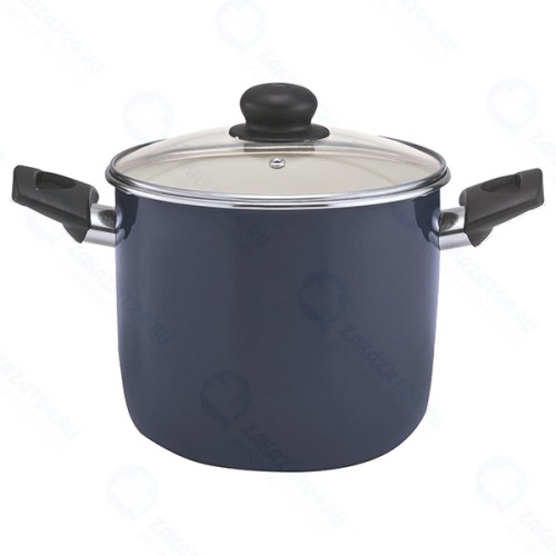 Кастрюля с крышкой Beka Boheme Blue, 8,1 л, 24 см Blue/White (14933244)