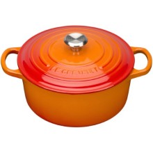 Кастрюля с крышкой Le Creuset 22 см Flame (21177220902430) Кастрюля с крышкой Le Creuset 22 см Flame (21177220902430)