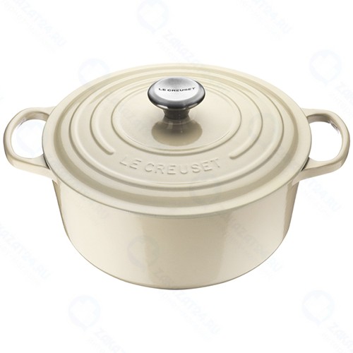 Кастрюля с крышкой Le Creuset 26 см Creme (21177266802430)