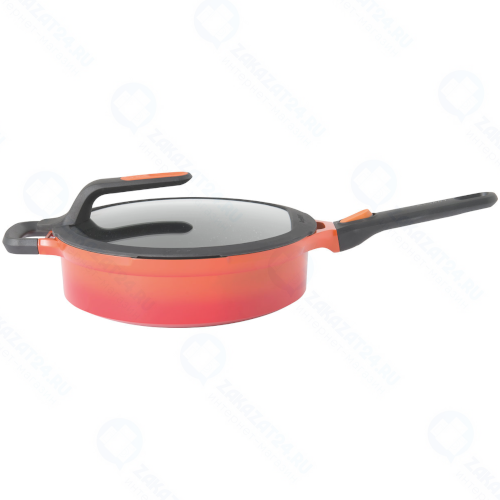 Сотейник с крышкой BERGHOFF Gem, 3,3 л Red (2307404)