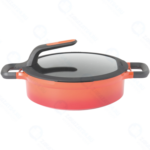 Сотейник с крышкой BERGHOFF Gem, 3,9 л Red (2307408)