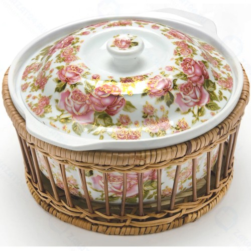 Кастрюля MAYER-BOCH 1 л, в плетеной подставке (24789)