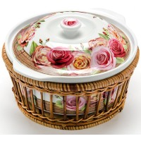 Кастрюля MAYER-BOCH 1,8 л, в плетеной подставке (24793)