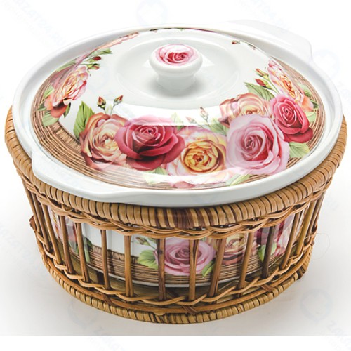 Кастрюля MAYER-BOCH 1,8 л, в плетеной подставке (24793)