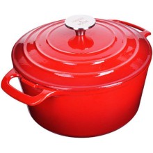 Казан с крышкой MAYER-BOCH 3,1 л, чугун/эмаль, красный (28929) Казан с крышкой MAYER-BOCH 3,1 л, чугун/эмаль, красный (28929)