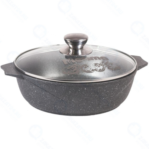 Жаровня с крышкой Мечта 35701 Гранит, 5 л
