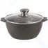 Кастрюля с крышкой Мечта Гранит, 4 л, 24 см, антипригарное покрытие (44701)