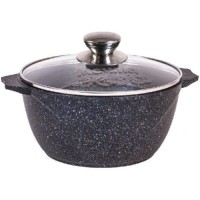 Кастрюля с крышкой Мечта Гранит Star, 8 л, антипригарное покрытие (48803)