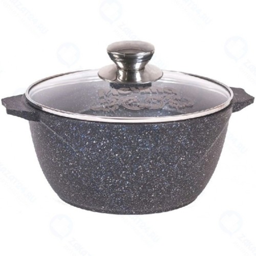 Кастрюля с крышкой Мечта Гранит Star, 8 л, антипригарное покрытие (48803)