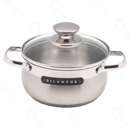 Кастрюля с крышкой SILAMPOS Роял, 2,2 л (633123VY1018)